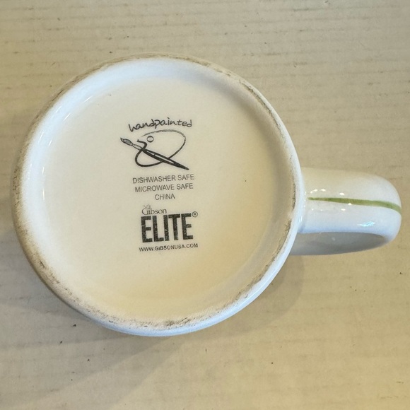 Gibson Designs PALM COURT GIDPAC Mug Cup Green Palm Tree Trim - Set of 3 - Picture 8 of 14